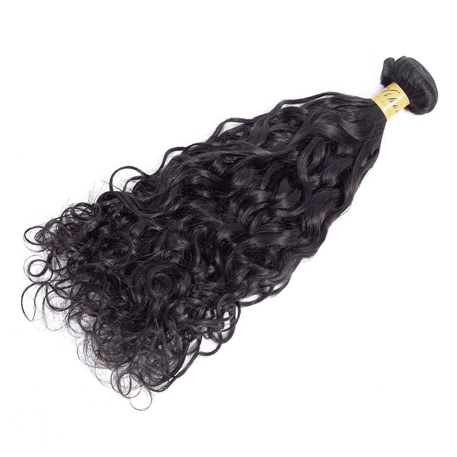 VSHOW HAIR Premium 9A Peruvian Human Virgin Hair Natural Wave Natural Black 3 Bundles Deal - Image 6