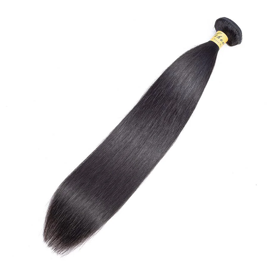 VSHOW HAIR Premium 9A Brazilian Virgin Human Hair Straight 3 or 4 Bundles with Closure Popular Sizes - Image 9