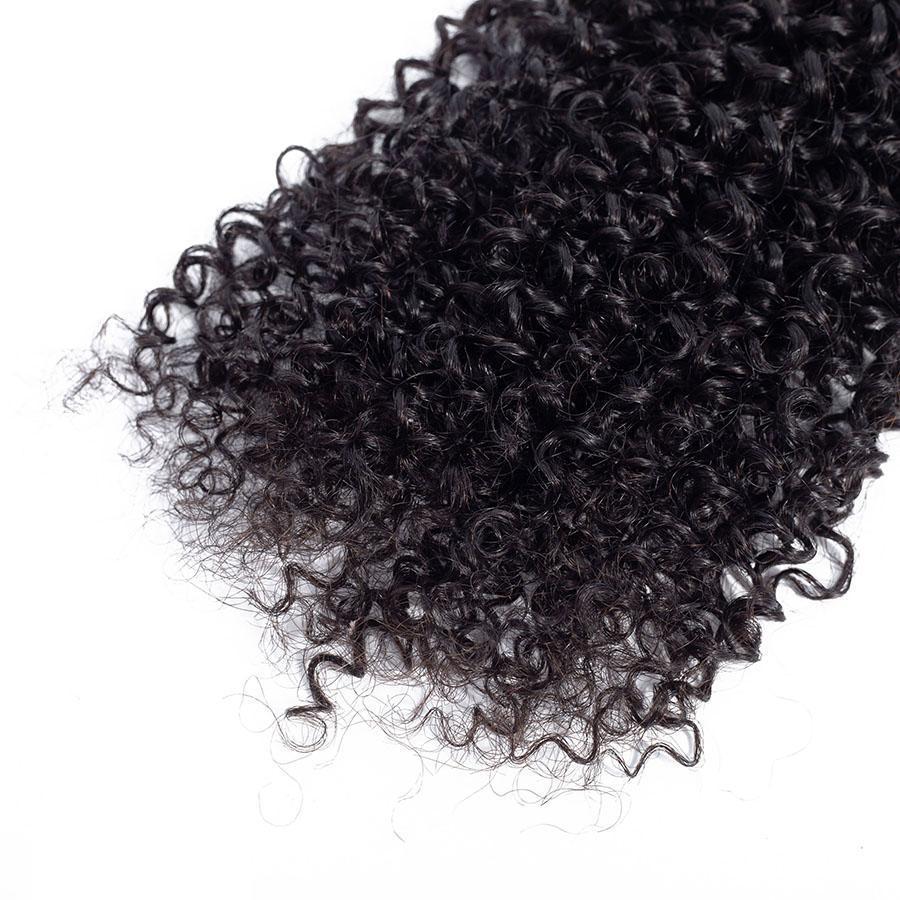 VSHOW HAIR Premium 9A Brazilian Virgin Human Hair Kinky Curly 3 or 4 Bundles with Closure Popular Sizes - Image 10