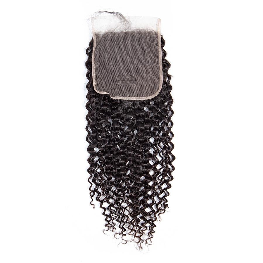 VSHOW HAIR Premium 9A Brazilian Virgin Human Hair Kinky Curly 3 or 4 Bundles with Closure Popular Sizes - Image 5