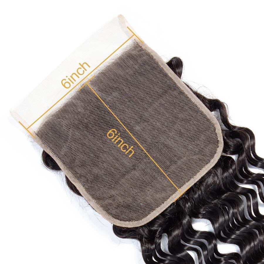 VSHOW HAIR Premium 9A Peruvian Virgin Human Hair Deep Wave 3 or 4 Bundles with Closure Popular Sizes - Image 3