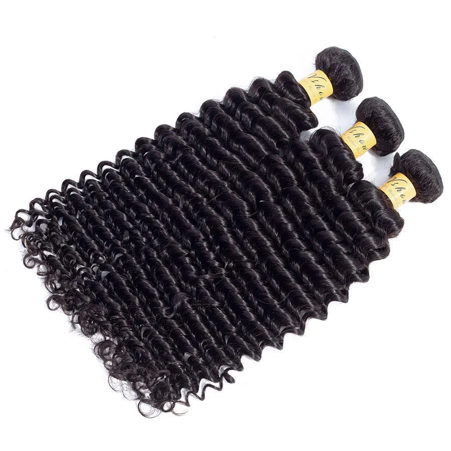 VSHOW HAIR Premium 9A Indian Virgin Human Hair Deep Wave 3 or 4 Bundles with Closure Popular Sizes - Image 11