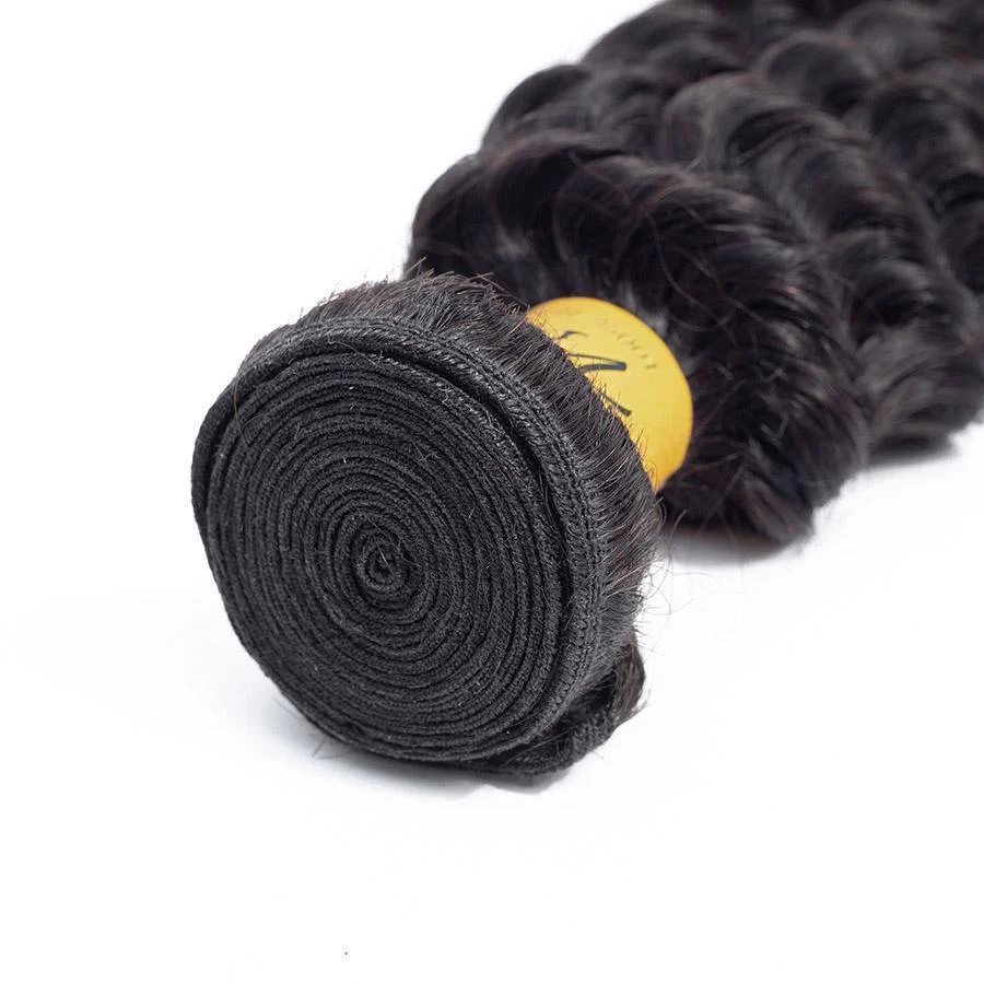 VSHOW HAIR Premium 9A Indian Virgin Human Hair Deep Wave 3 or 4 Bundles with Closure Popular Sizes - Image 8