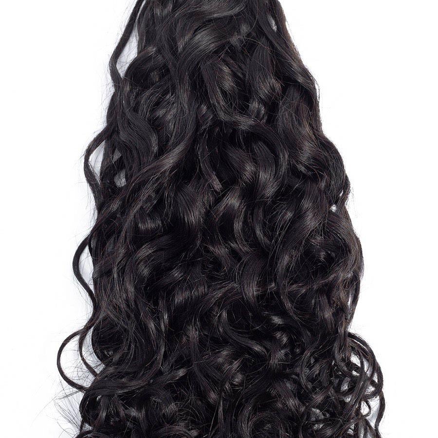 VSHOW HAIR Premium 9A Indian Human Virgin Hair Natural Wave Natural Black 3 Bundles Deal - Image 7