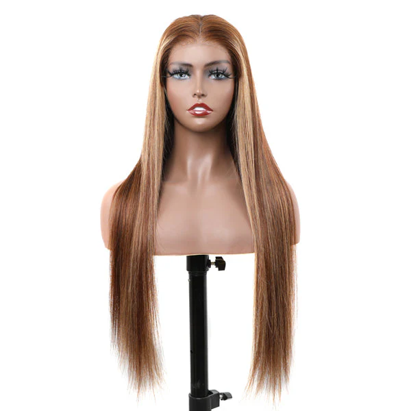 [Fast Shipment] VSHOW Straight Hair Highlight Wig Wear Go Wigs Glueless 10x6 HD Lace Wigs 180% Density - Image 4
